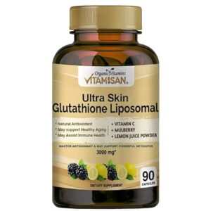 Glutation liposomale - Complexe de vitamines 3000 Mg X 90 Caps Goût Neutral