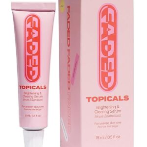 Sérum éclaircissant et purifiant Topicals Faded | Réduit la décoloration, les marques, les cicatrices et les taches après les imperfections. Contient de l'acide kojique et de la niacinamide. Testé dermatologiquement. Végétalien.