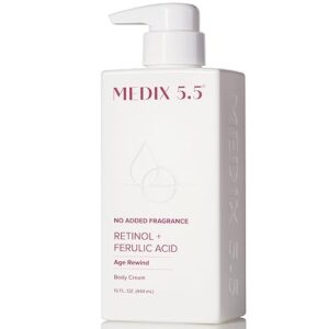Lait corporel au rétinol sans parfum MEDIX, soin pour la peau crépue