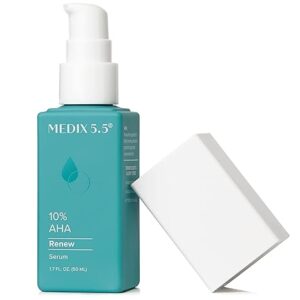 Gel exfoliant sans rinçage Medix 5.5 à 10 % d'acide glycolique et d'acide lactique, sérum exfoliant pour le corps et le visage