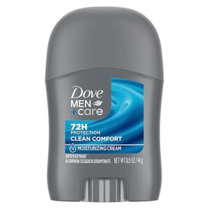 Déodorant anti-transpirant Dove Men+Care Clean Comfort 72 heures de protection contre la transpiration et les odeurs pour hommes avec 1/4 de crème hydratante 0,5 oz