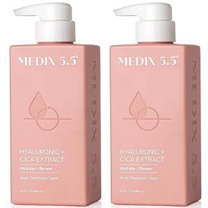 Lait corporel Medix 5.5 à l'acide hyaluronique et à la vitamine E pour femme