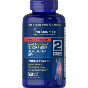 Puritan' formule Pride Glucosamine, Chondroïtine & MSM-2 Caplets Par Jour