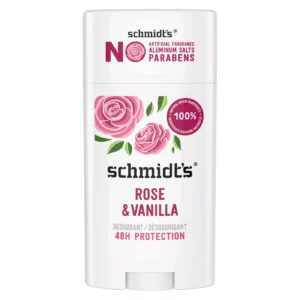 Schmidt's Déodorant Naturel Rose et Vanille 75g