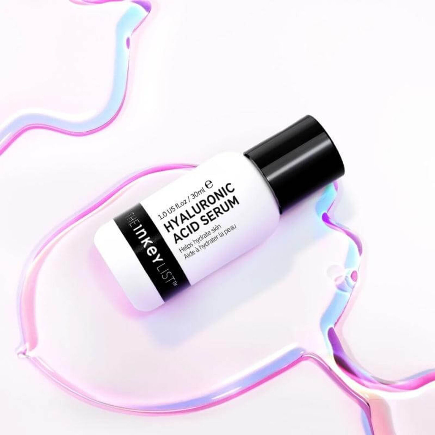 Sérums à l'acide hyaluronique INKEY List, hydrate plusieurs couches de peau sèche, repulpe et lisse les rides et ridules, 28 ml – Image 2