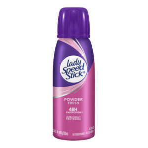 Lady Speed ​​Stick® Poudre Fraîche 24/7 en Mini Aérosol 60g