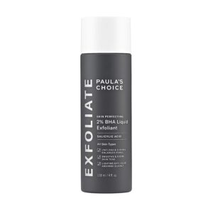 Paulas Choice 2% BHA Liquide Acide Salicylique Exfoliant pour les points noirs et les rides
