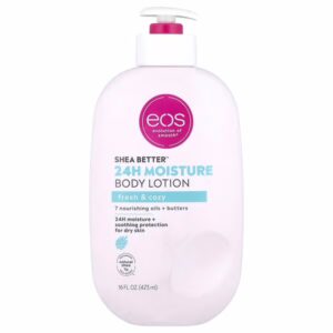EOS, Shea Better™, Lotion hydratante 24h pour le corps, Fraîches et confortable, 473 ml