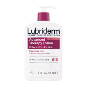 Lubriderm Advanced Therapy Lotion sans parfum, vitamine E, 473 ml
