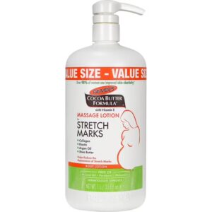 Lotion de massage au beurre de cacao Palmer's avec vitamine E pour les vergetures, 33,8 fl. oz.