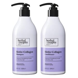 Herbalosophy biotin +collagen Shampoo 1L
