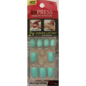 Impress press-on manicure  water proof  24 nails