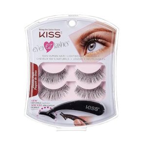 Kiss everezlashes  1pair+easy angle applicator
