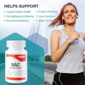 SEDDS NAC N-Acetyl -L-Cysteine   -  600mg    -   100capsules