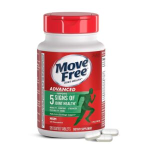 Move free joint health advanced supports 5 signs of joint MSM-120 coated tablets