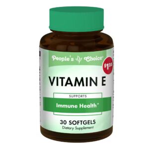 People's choice 30 softgels vit E