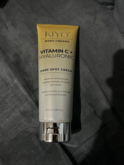 Kiyo - Crèmes pour le corps - Vitamine C + Acide hyaluronique - Crème anti-taches brunes 237 ml (8 oz)
